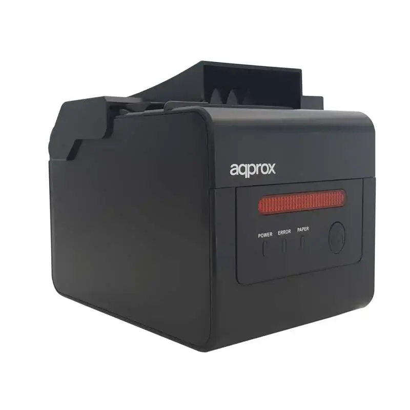 Approx Impresora Termica de Recibos - Alarma de Impresion - Resolucion 203dpi - Velocidad 300mm/s - USB, RJ-11, RS232, LAN - Aut