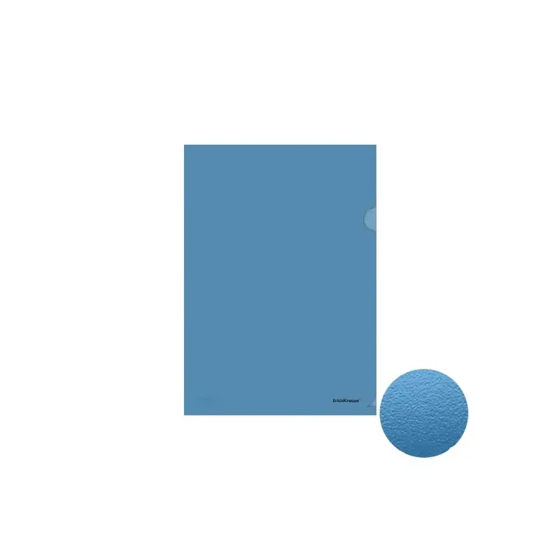 Erichkrause Fizzy Classic Dossier Uñero A4 Semitransparente - Textura Piel de Naranja - Color Azul | Ahorro Imprimiendo