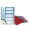 Bismark Pack de 5 Separadores de Polipropileno - Tamaño A4 - Multitaladro - Colores Surtidos | Ahorro Imprimiendo