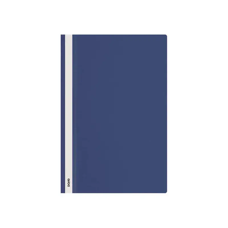 Dohe Dosier con Fastener - Tamaño Folio - Cubierta Transparente y Trasera Opaca - Fabricado en Polipropileno | Ahorro Imprimiend