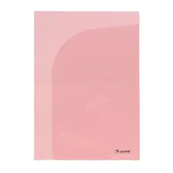 Dohe Dossier Doble de Dos Bolsillos Internos - Tamaño A4 - Fabricado en Polipropileno Translucido - Bolsas Interiores para Tarje