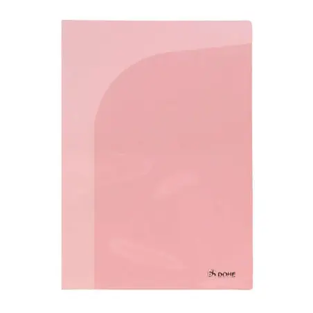 Dohe Dossier Doble de Dos Bolsillos Internos - Tamaño A4 - Fabricado en Polipropileno Translucido - Bolsas Interiores para Tarje