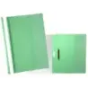 Yes Dossier con Fastener para 30 Hojas A4 - Portada Transparente, Trasera Verde - Fabricado en Polipropileno | Ahorro Imprimiend