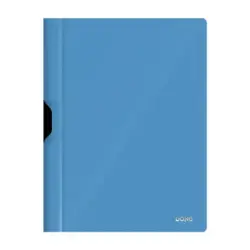 Dohe Dossier con Clip Metalico - Tamaño A4 - Fabricado en Polipropileno Opaco de 350 Micras - Color Azul | Ahorro Imprimiendo