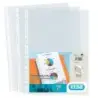 Elba Pack de 10 Fundas Multitaladro PP 70 Micras - Tamaño Folio - Acabado Cristal - Transparente | Ahorro Imprimiendo