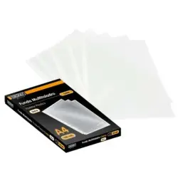 Ingraf Pack de 100 Fundas Multitaladro A4 Transparentes 70 Micras - Acabado en Cristal | Ahorro Imprimiendo