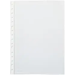 Pardo Pack de 100 Fundas Multitaladro A4 Transparentes 90 Micras - Acabado Piel de Naranja - Refuerzo en Blanco | Ahorro Imprimi