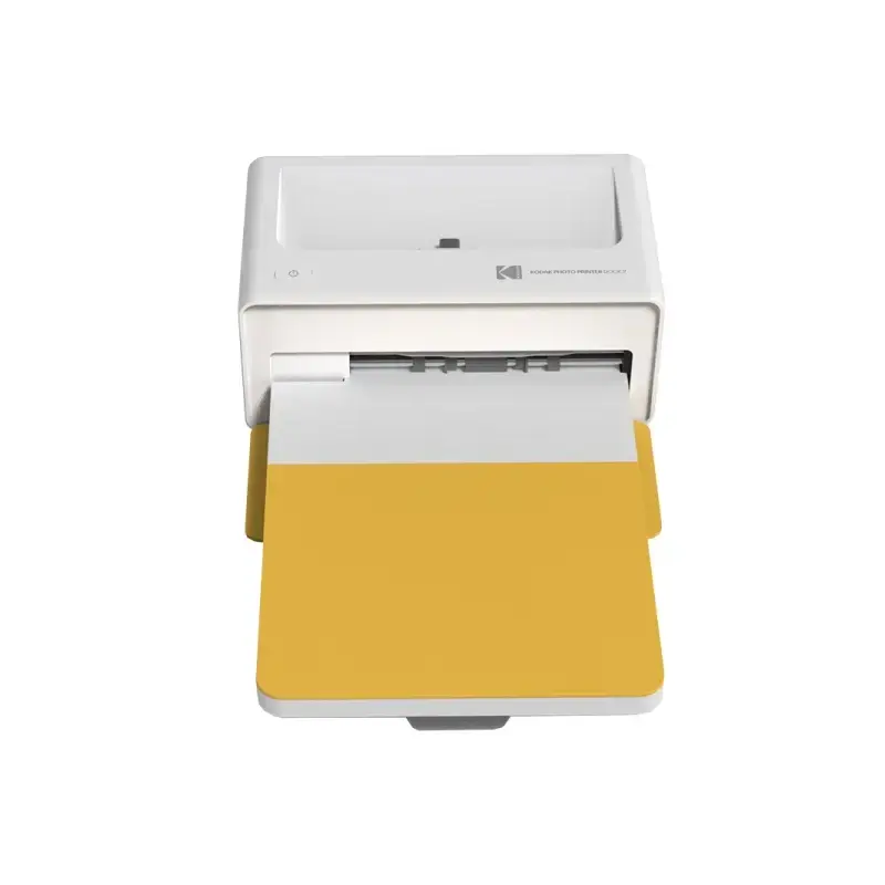 Kodak PD460 Impresora Fotografica Portatil - 300x300dpi - Tamaño de Foto 10x15cm - Color Blanco/Amarillo