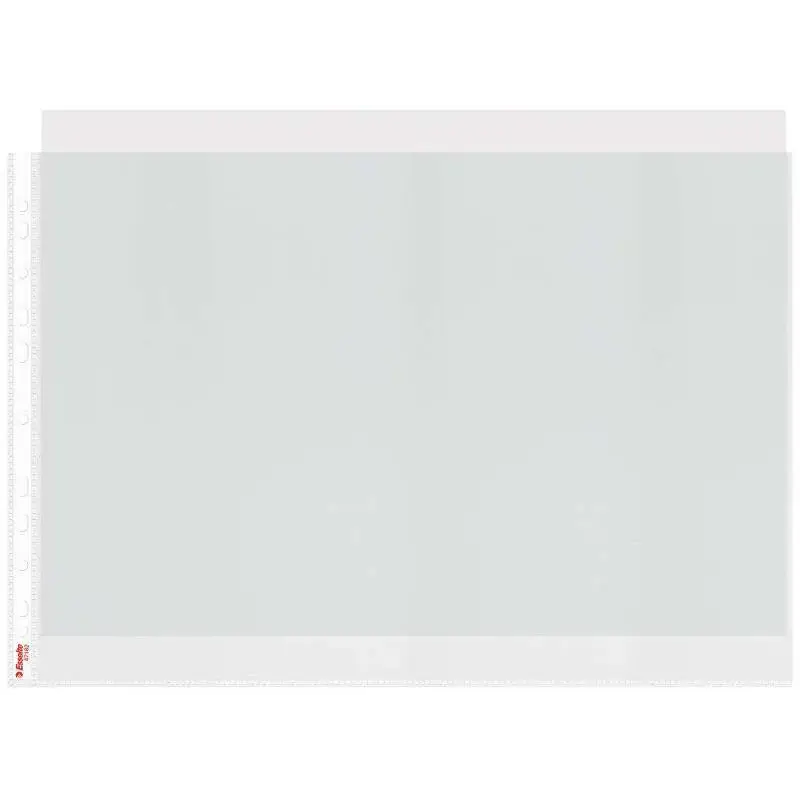 Esselte Pack de 10 Fundas Multitaladro A3 80 Micras - Fabricadas en Polipropileno - Acabado Piel de Naranja | Ahorro Imprimiendo