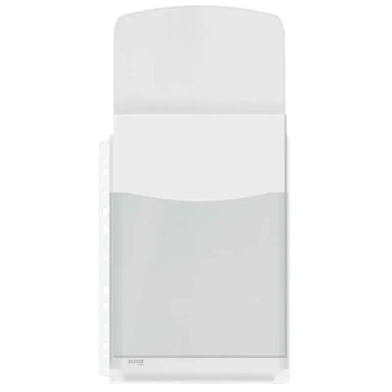 Leitz Pack de 5 Fundas Fuelle con Solapa A4 Multitaladro 11 - Capacidad 200 Hojas - Fabricada en PVC de 170 Micras - Expansibles