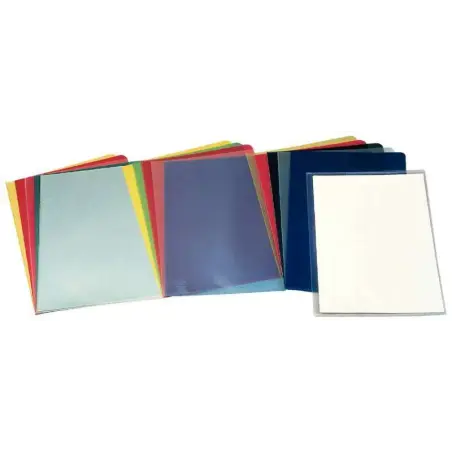 Esselte Dossiers Uñero Folio PVC Liso Modelo 30 180 Micras Caja 100 Transparente Tamaño Folio | Ahorro Imprimiendo