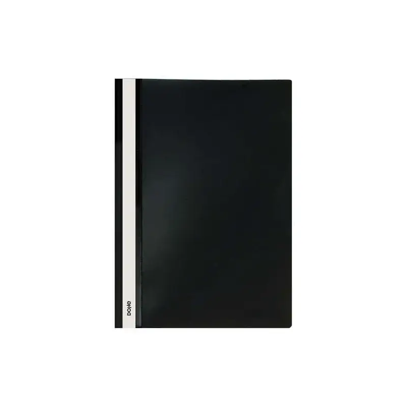 Dohe Dosier con Fastener de Polipropileno - Tamaño A4 - Cubierta Transparente y Trasera Opaca - Ideal para Organizar Documentos