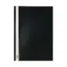 Dohe Dosier con Fastener de Polipropileno - Tamaño A4 - Cubierta Transparente y Trasera Opaca - Ideal para Organizar Documentos