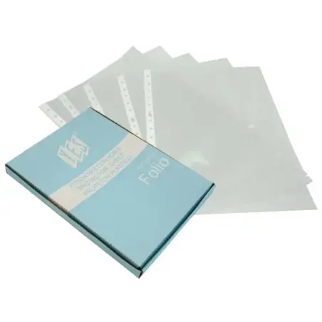 Bismark Caja de 100 Fundas Multitaladro 70 Micras Folio - Polipropileno Rugoso | Ahorro Imprimiendo