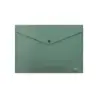 Erichkrause Fizzy Classic Sobre Portadocumentos A4 - Fabricado en Plastico Opaco - Textura Rugosa - Color Verde | Ahorro Imprimi