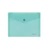 Dohe Sobre Portadocumentos A5 - Cierre de Broche - Polipropileno Translucido 150 Micras - Color Verde | Ahorro Imprimiendo