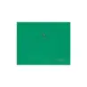 Dohe Sobre Portadocumentos A5 - Cierre de Broche - Polipropileno Opaco 150 Micras - Color Verde | Ahorro Imprimiendo