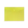 Sobre Portadocumentos A4 - Cierre de Velcro - Fabricado en Polipropileno - Medidas 325x230mm - Amarillo Transparente | Ahorro Im