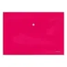 Dohe Sobre Portadocumentos Folio - Cierre de Broche - Polipropileno Cristal Opaco 200 Micras - Color Fucsia | Ahorro Imprimiendo