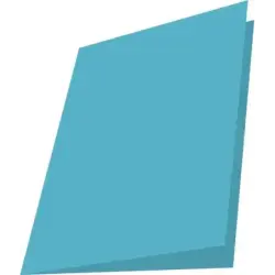 Mariola Pack de 50 Subcarpetas de Cartulina 180gr - Formato Folio - Ranura para Fastener - Color Azul | Ahorro Imprimiendo