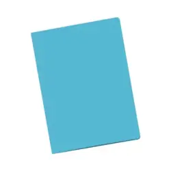 Dohe Pack de 50 Subcarpetas de Cartulina 180gr - Tamaño Folio - Ranura para Fastener - Color Azul Claro | Ahorro Imprimiendo