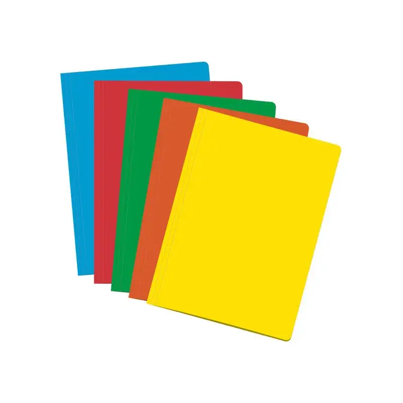 Dohe Pack de 50 Subcarpetas de Cartulina de 180gr A4 - Con Ranura para Fastener - Resistente y Duradera - Ideal para Organizar D