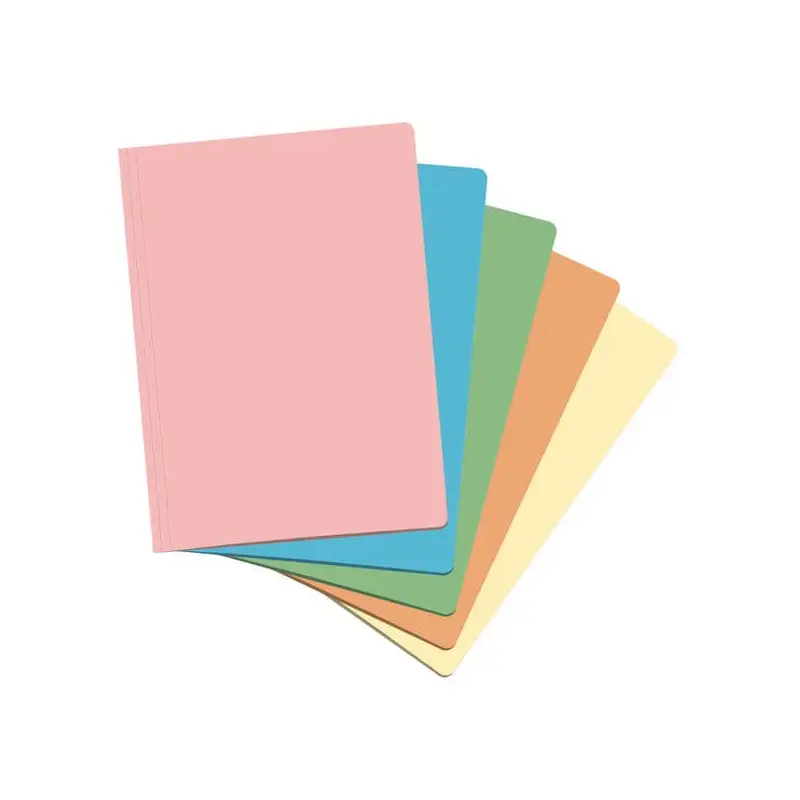 Dohe Pack de 50 Subcarpetas de Cartulina de 180gr A4 - Ranura para Fastener - Resistente y Duradera - Ideal para Organizar Docum