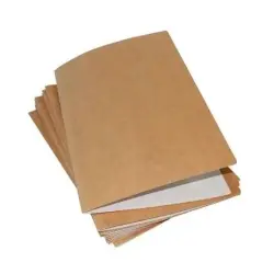 Mariola Pack de 50 Subcarpetas Kraft-Blanco - Formato A4 - Ranura para Fastener - Color Marron/Blanco | Ahorro Imprimiendo