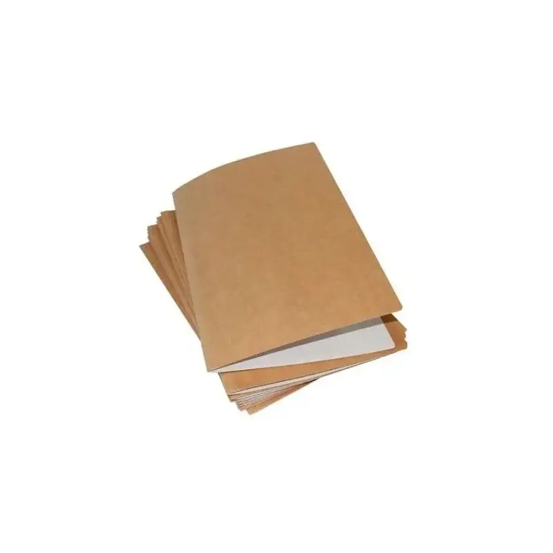 Mariola Pack de 50 Subcarpetas Kraft-Blanco - Formato A4 - Ranura para Fastener - Color Marron/Blanco | Ahorro Imprimiendo