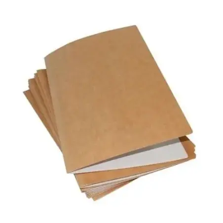 Mariola Pack de 50 Subcarpetas Kraft-Blanco - Formato A4 - Ranura para Fastener - Color Marron/Blanco | Ahorro Imprimiendo