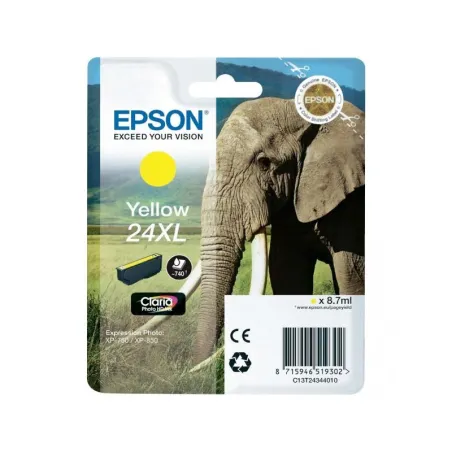 Epson 24XL T2434 Amarillo Cartucho Original | Ahorro Imprimiendo