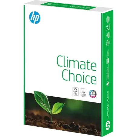 HP Climate Papel A4 80gr 210x297mm (500 Hojas) Blanco - Certificacion ClimatePartner - Envoltorio de Papel Reciclable | Ahorro I
