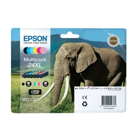 Pack 6 Epson 24XL T2431 / T2432 / T2433 / T2434 / T2435 / T2436 Cartuchos Originales | Ahorro Imprimiendo