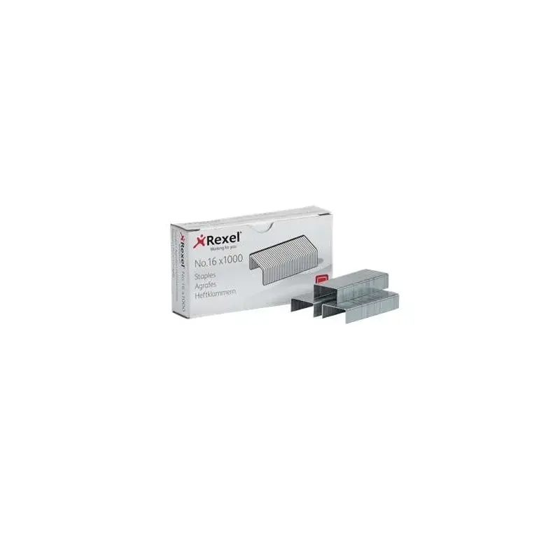 Rexel Caja de 1000 Grapas 24/6 Nº16 - Hasta 20 Hojas - Acero de Alta Calidad - Patilla de 6mm | Ahorro Imprimiendo