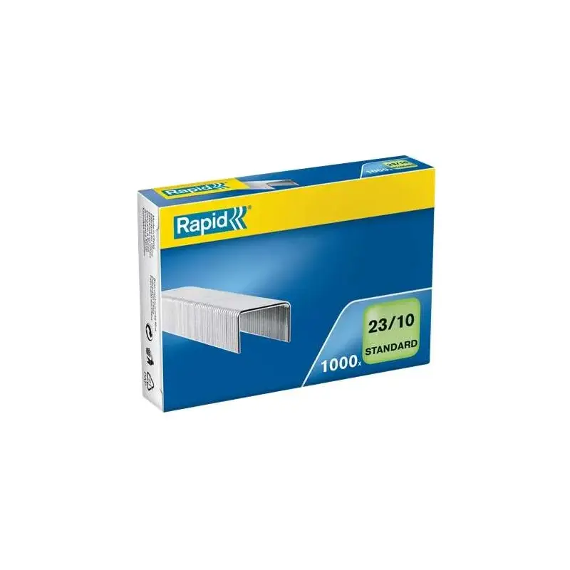 Rapid Caja de 1000 Grapas 23/10 - De 40 a 70 Hojas - Alambre Galvanizado - Patilla de 10mm | Ahorro Imprimiendo