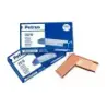 Petrus Pack de 4 Cajas de 1000 Grapas 22/6 Cobreadas - Hasta 30 Hojas - Patilla de 6mm | Ahorro Imprimiendo