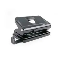 Rapesco 810 Taladro Perforador Metalico - Hasta 12 Hojas - Marcas de Formato - Facil Vaciado - Color Negro | Ahorro Imprimiendo