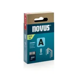 Novus A Tipo 53 Caja de 1800 Grapas 53/8 Galvanizadas - Patilla de 8mm | Ahorro Imprimiendo