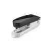 Novus Evolution E 20 Grapadora de Sobremesa + Caja de 200 Grapas 24/6 - Hasta 20 Hojas - Grapado Cerrado, Abierto y Clavado - Co