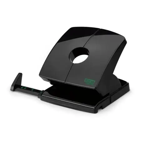 Novus B 230 re+new Perforadora de Papel - Perfora hasta 30 Hojas - Fabricada con Plastico Reciclado - Escala de Tope - Vaciado F