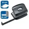 Rapid Eco Taladro Perforador - Perfora hasta 20 Hojas - Facil Vaciado - Punzones 5.5mm - Fabricado con un 74% de Plastico Recicl