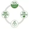 Rapid Eco Taladro Perforador - Perfora hasta 20 Hojas - Facil Vaciado - Punzones 5.5mm - Fabricado con un 74% de Plastico Recicl