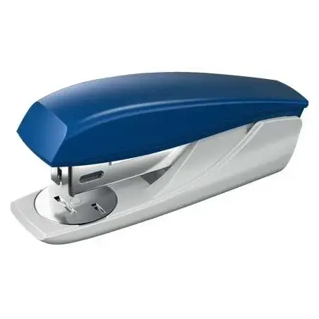 Petrus 210 Grapadora - Hasta 25 Hojas - Extraegrapas Integrado - Grapado Abierto, Cerrado y Clavado - Color Azul | Ahorro Imprim