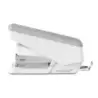 Fellowes LX840 Grapadora con Proteccion Microban - Hasta 25 Hojas - Quitagrapas Extraible - Visor de Grapas - Color Blanco | Aho