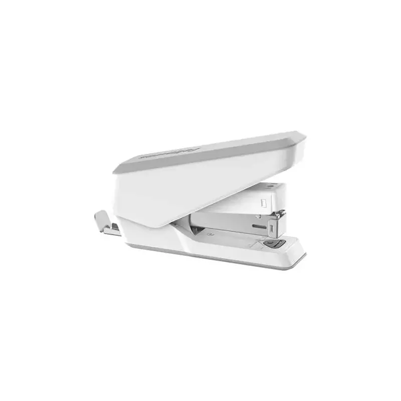 Fellowes LX840 Grapadora con Proteccion Microban - Hasta 25 Hojas - Quitagrapas Extraible - Visor de Grapas - Color Blanco | Aho