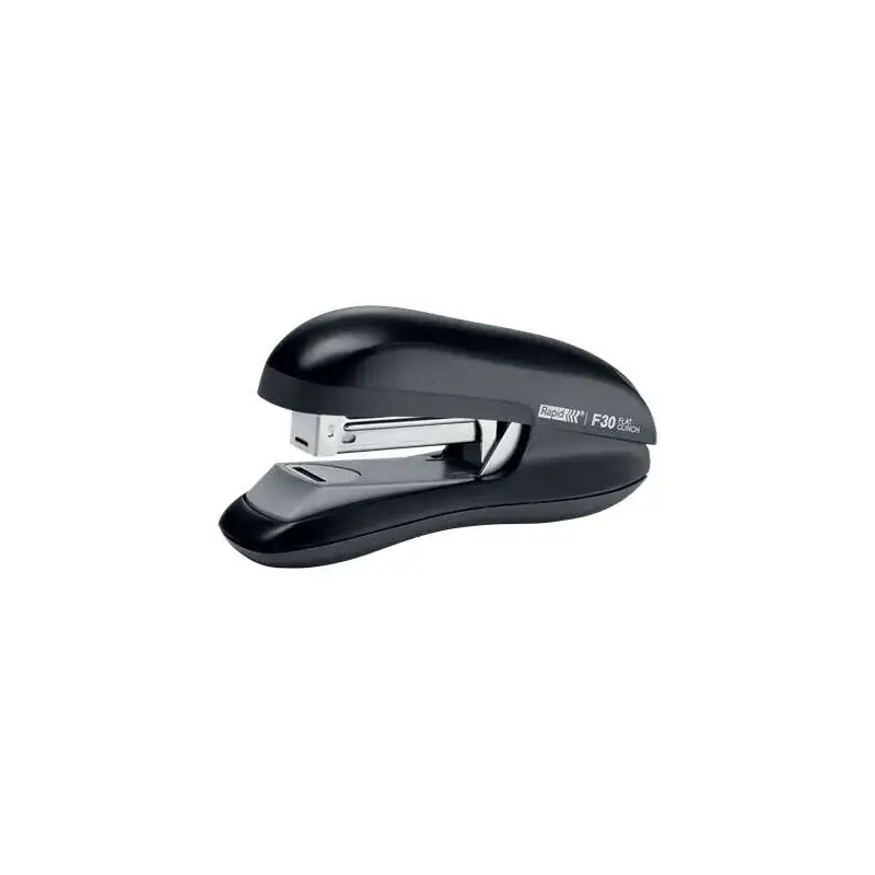 Rapid F30 Grapadora de Sobremesa - Hasta 30 Hojas - Para Grapas 24/6 y 26/6 - Grapado Plano - Color Negro | Ahorro Imprimiendo
