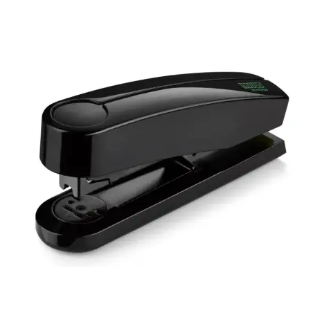 Novus B4 re+new Grapadora de Sobremesa - Fabricada con Plastico Reciclado - Hasta 40 Hojas - Grapado Abierto, Cerrado y Clavado