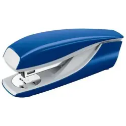 Petrus 635 Grapadora Metalica - Hasta 30 Hojas - Extraegrapas Integrado - Grapado Cerrado, Abierto y Clavado - Color Azul | Ahor