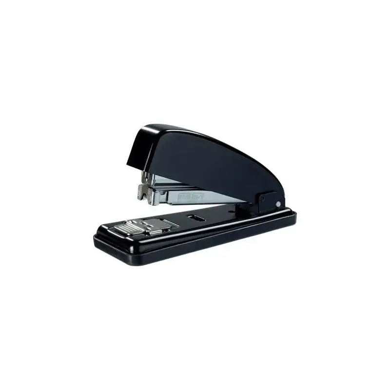 Petrus 226 Grapadora Metalica + Caja de 200 Grapas - Hasta 30 Hojas - Grapado Cerrado, Abierto y Clavado - Color Negro | Ahorro