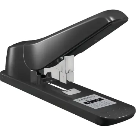 Rapesco 1063 AV-45 Grapadora de Gruesos - Capacidad para 115 Hojas - Grapado Cerrado - Carga Trasera - Color Negro | Ahorro Impr